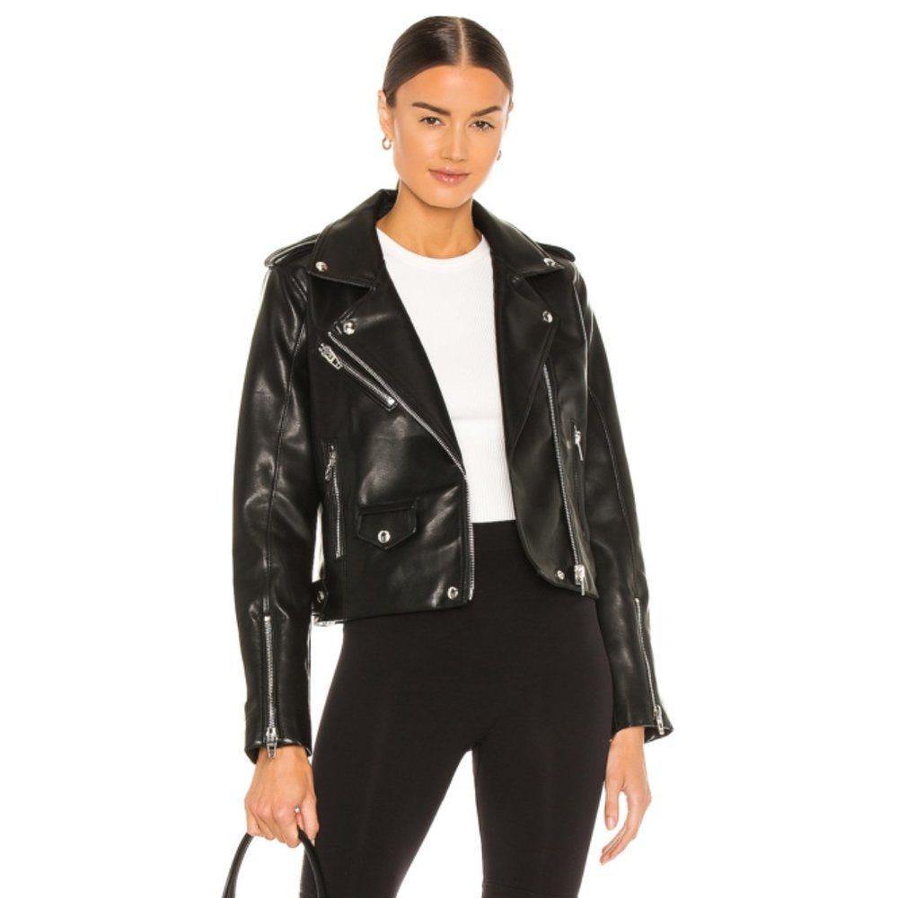 Blank NYC Faux Leather Jacket (XS)